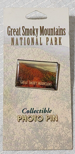 Great Smoky Mountains National Park Collectible Photo Pin - Fall Foliage