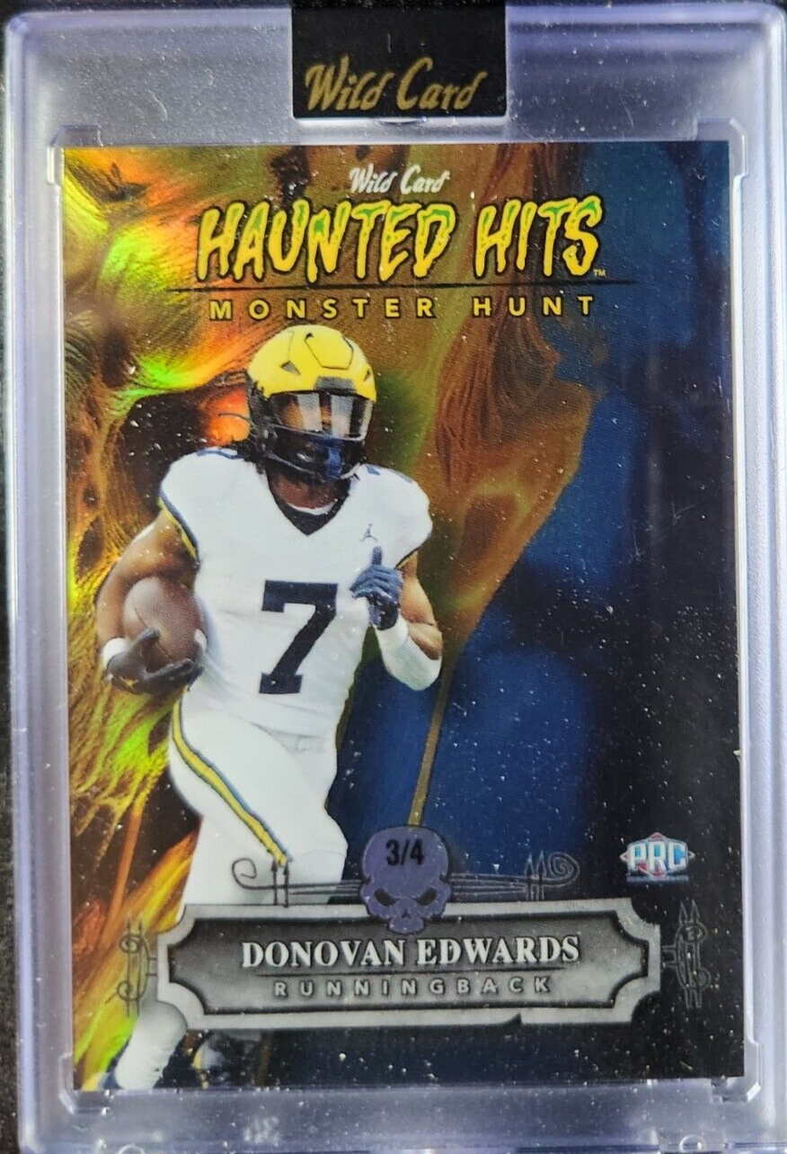 Donovan Edwards 2024 Wild Card Moster Hits #HHZ-DE PRC /4