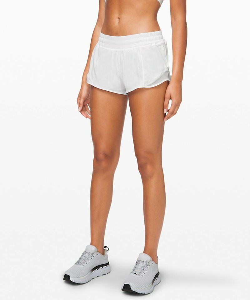 lulu lemon white shorts