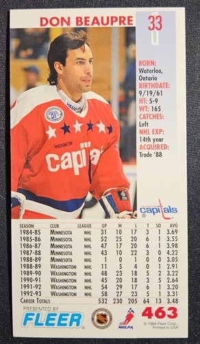 1993-94 Fleer PowerPlay Hockey Cards Pick/Choose/Complete Mint - Picture 331 of 433