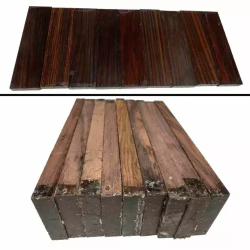 10 Pieces Combo Indian Rosewood Guitar Bridge Blank 7-1/4"x2"x1/2" Free Shipping