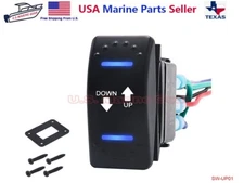 Up Down Rocker Switch Toggle On-Off-On Switch Tilt Switch for Marine Boat
