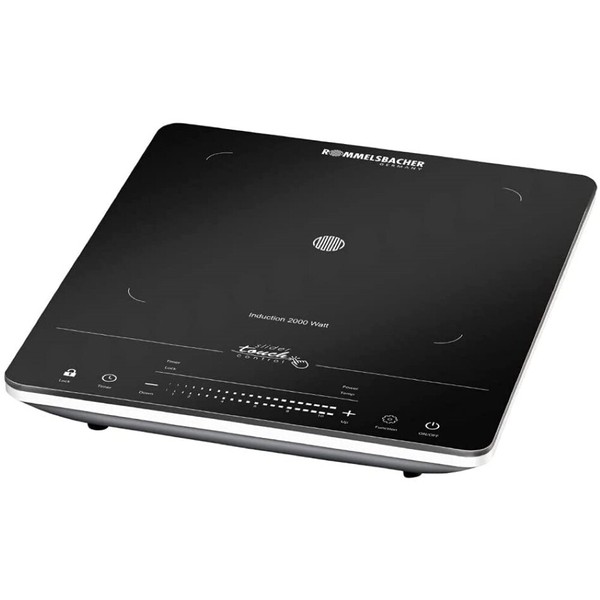 Rommelsbacher Ct 2020/IN Einzelkochplatte Induktion Touch Glaskeramik Schwarz-image