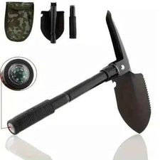 Folding Military Shovel Survival Spade Emergency Garden Camping Outdoor Tool