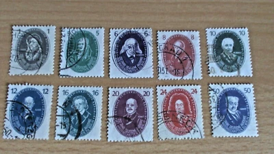 DDR Michel Nr. 261 - 270 ; 250 Jahre Akademie der Wissenschaften rundgestempelt - Bild 1 von 4