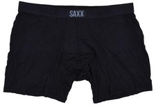 SAXX 285003 Men's Underwear Vibe Super Soft Boxer Briefs Black X-Large