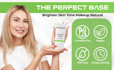 PHOERA FACE MAKE-UP PRIMER BASE FIXER ÖLFREI LANGANHALTENDES PORENMINIMIERER GEL