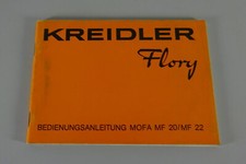 Betriebsanleitung / Handbuch Kreidler Mofa Flory MF 20 / MF 22 Stand 06/1979