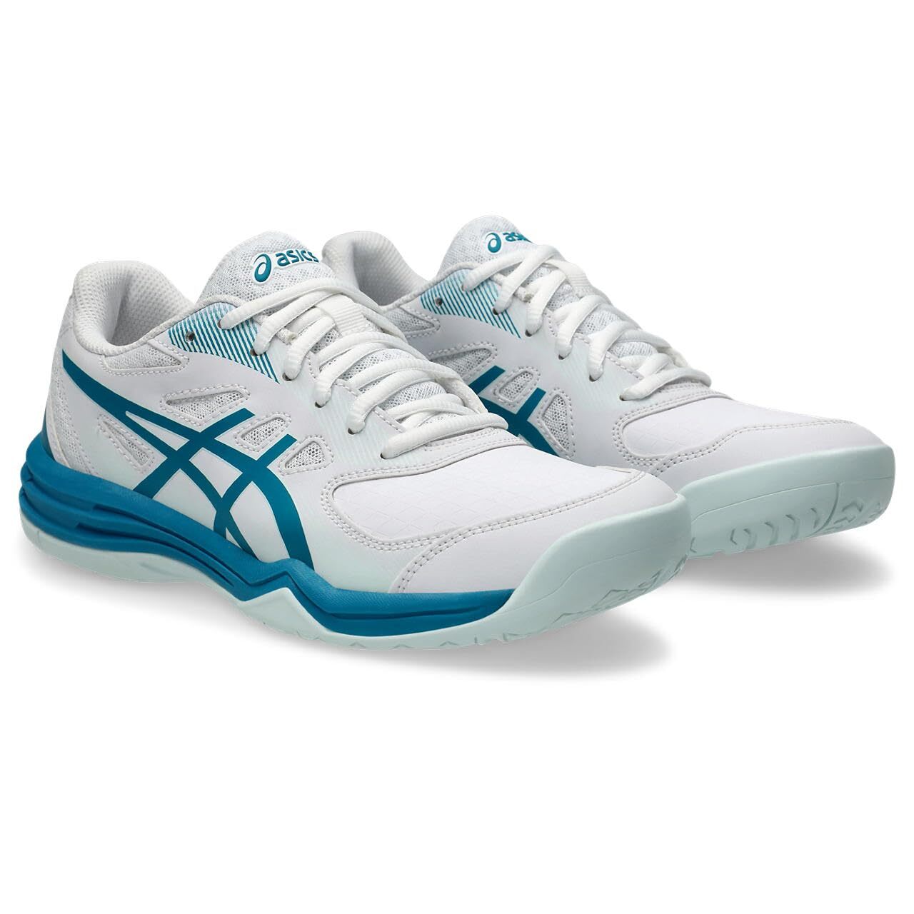 asics tennis shoes COURT SLIDE 3 1042A209 Rady white/teal blue 23.0cm