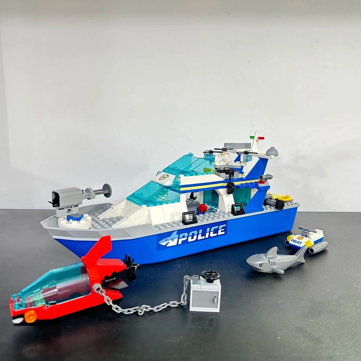 Lego City Police Boat 60277 Lego City 7287 Police Boat NEW FREE