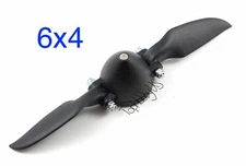 1 Set 6x4 Plastic Folding Propeller Assembly Aluminum Hub (3.17mm) US SELL SHIP