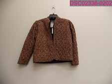 Something Navy Reversible Coat-brown Leopard Print/black- Women's Small