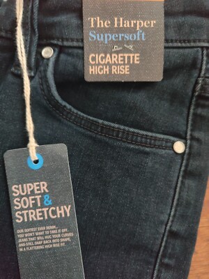 harper supersoft cigarette jeans M&S Harper Supersoft Cigarette Jeans UK 8/10/12/14/16/18