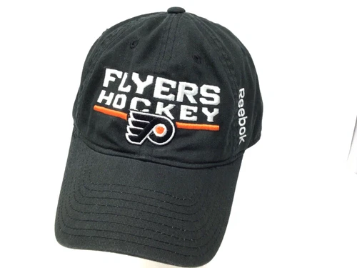 Philadelphia Flyers Center Ice Hockey Hat Cap Black Adjustable Reebok NHL