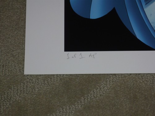 ARTIST PROOF BATMAN COLL. ED. ART PRINT ART BY ANDY KUBERT & ALEX SINCLAIR 1OF1 - Picture 3 of 5