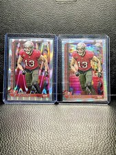 Mike Evans 2025 Topps Chrome Prism And RayWave Refractor - Buccaneers