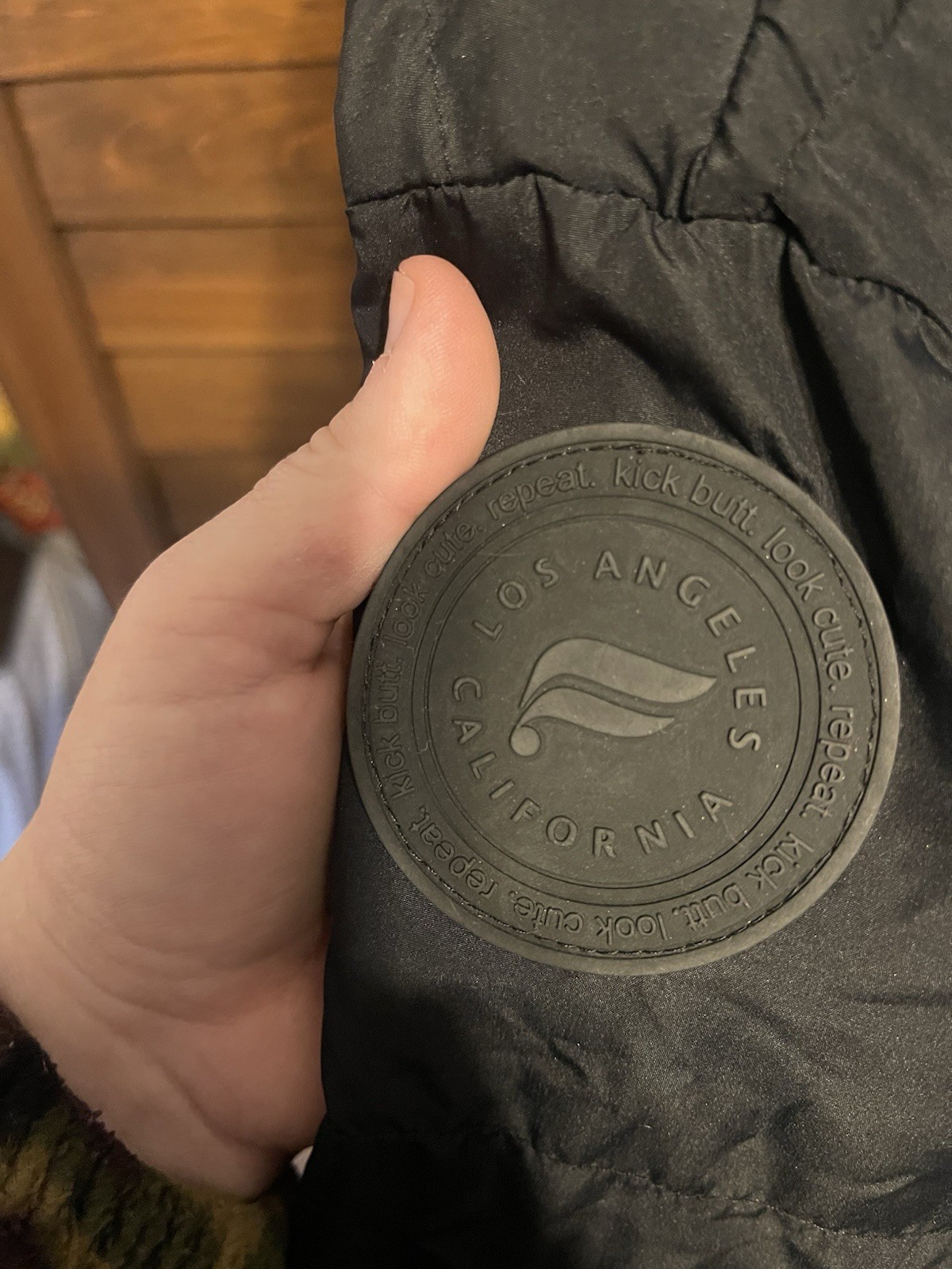 *~FABLETICS CROPPED PUFFER JACKET  SIE 2X~* Black… - image 3