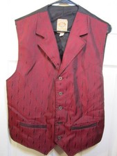 WAH MAKER FRONTIER CLOTHING OLD WEST VEST SIZE MEDIUM