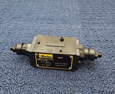 #ad Parker FM2DDSN 55 Hydraulic Flow Control Valve 5000 PSI Max Pressure Black $132.80