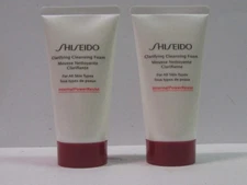 Shiseido Clarifying Cleansing Foam For All Skin Types Lot of 2 x 1.8 oz = 3.6 oz