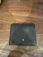 Montblanc Men's Genuine Leather Wallet 8cc Card Holder