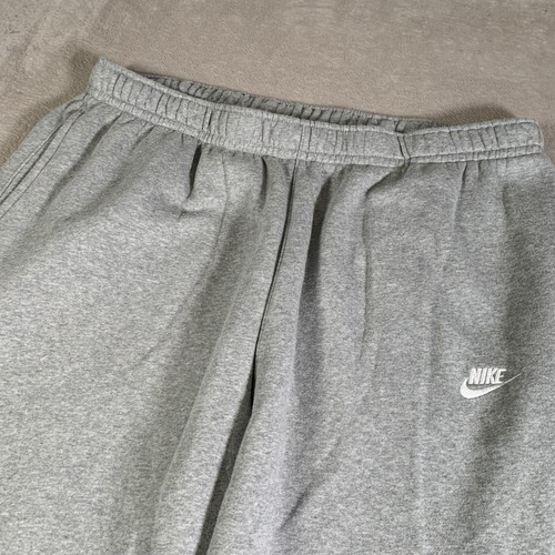 Nike Sweatpants Mens 3XLT Tall Gray Fleece Drawstring Elastic Waist Pockets - Picture 2 of 11