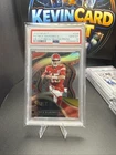 Patrick Mahomes PSA 10 Die-Cut Red & Yellow Prizm Panini Select #226 2023 Chiefs