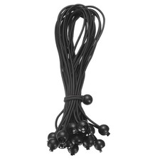 12 Inch Balls Bungee Cords, 60 Pcs Bungee Cords with Balls(Black)