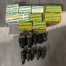 Lot of 10 Greenlee USA Radio Knockout Punches - Various Sizes - SEE PHOTOS!