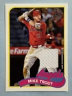2024 Topps Update Mike Trout Patch 1989 Topps Baseball Relic Card Angels🔥🔥🔥