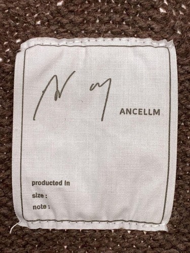 ANCELLM Knit & Sweater (Thick 2 Wool BRW Plain Anc-kn08 Used - Imagen 3 de 5