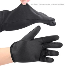 Hair Straightener Perm Curling Hairdressing Heat Resistant Finger Glove