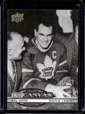2025-26 Upper Deck Syl Apps UD Canvas Retired Black And White #C-247