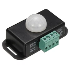 6A PIR Motion Sensor Switch Automatic Infrared Detector for LED Light Black