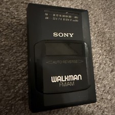 Sony Walkman WM-AF48/BF48 AM/FM Radio Cassette Not Working For Parts Only  READ