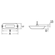 Faro subacqueo 2 LED bianchi Luce nautica di profondita per navigazione notturn