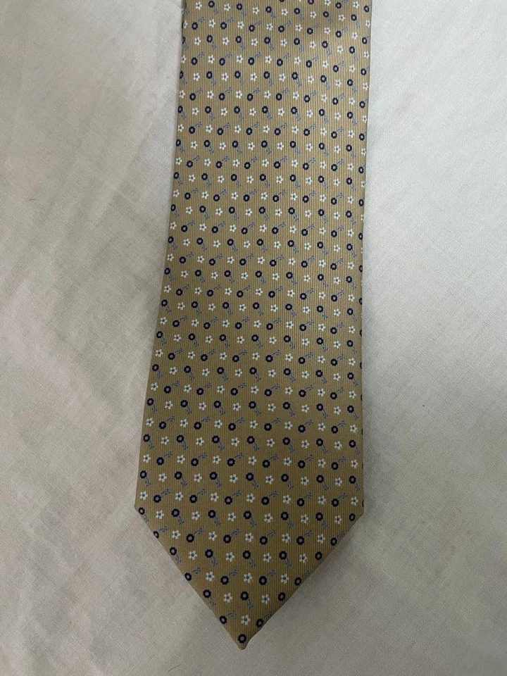 Corbata floral Beigqe de seda E. Marinella sin usar para hombre excelente estado Foto 2 de 3