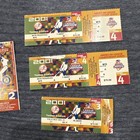 Lot of 5 2001 NY Yankees ALDS ALCS Ticket Stubs Dynasty — photo 2