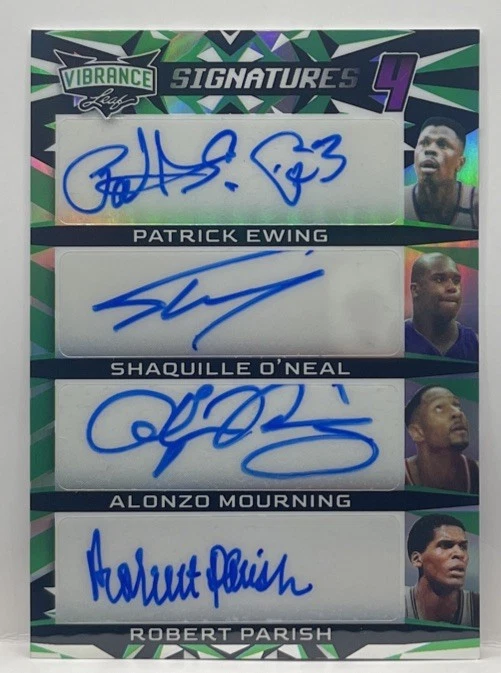 Patrick Ewing Basketball Autographed Sports Trading Cards 