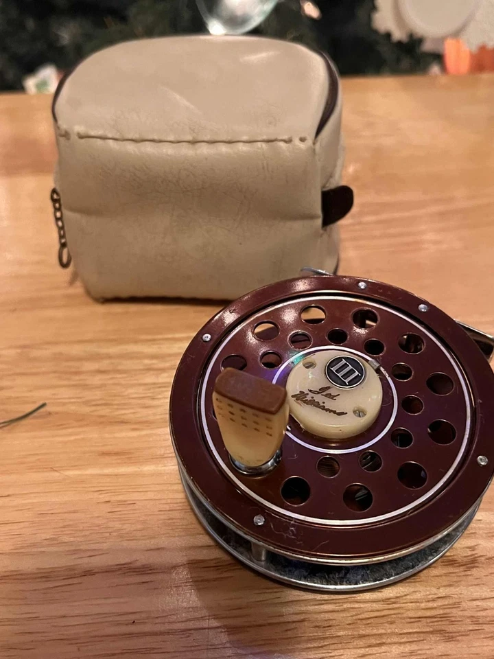 Винтажная нахлыстовая катушка Sears Ted Williams с чехлом (модель 312.31140) - Изображение 3 из 4