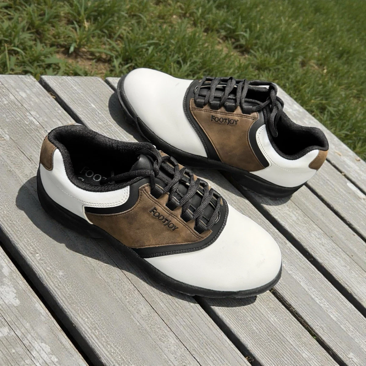 FOOTJOY PREMIERE SERIES BLANC/MARINE - CHAUSSURES HOMME - Chaussures de