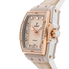 Hublot Spirit Of Big Bang Beige Ceramic King Gold Diamonds 665.CZ.898B.LR.1204 2