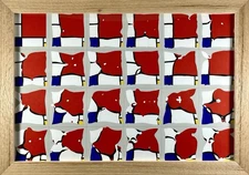 Pol Bury Untitled Composition Stone Lithograph 1982 Maeght, Paris