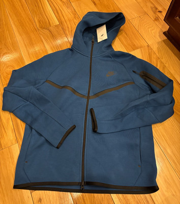 Nike Tech Fleece Windrunner Court Blue Black HV0949 476 Men's XL NWT