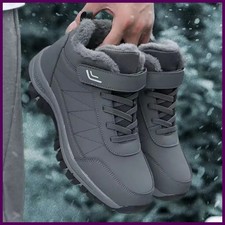 Winter velvet men's shoes Top Quality Casual Snow Boots Waterproof Warm Men.