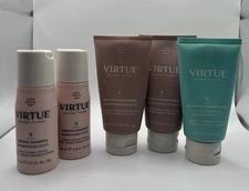 Virtue S Smooth Shampoo n Conditioner, 2 Shampoos, 3 Conditioners, 2 Fl Oz Each