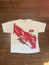 Vintage 90’s San Francisco 49ers Logo Athletic “splash” T Shirt Size XL