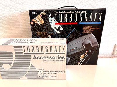 NEC TurboGrafx 16 Spielkonsole PAL OVP neu und unbenutzt NEW unused, no game !