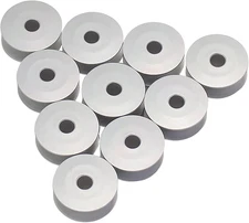 10Pcs Aluminum Bobbins "M" Class 25.5X10.5Mm Larger Metal BOBBINS Empty Thread S