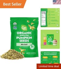 Organic Sprouted Pumpkin Seeds, 14 Oz 20.51 per gallon